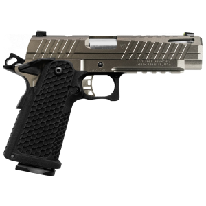Live Free Armory Apollo 11 Compact 9mm Luger Pistol 4.15" Barrel 17+1 Round Stainless Slide Black Grip Stainless Frame - Live Free Armory