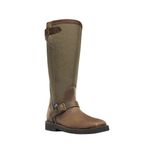 Danner Men's San Angelo Square Toe 17" Snake Boots Leather Brown 7 D - Danner