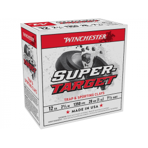 chester Super Target 1350 Ammunition 12 Gauge 2-3/4 1 Oz #7-1/2 Shot Case Of 250 (10 Boxes Of 25) Ammo