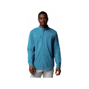 Columbia Men's Fly Range Zero Shirt Blue Echo Medium - Columbia