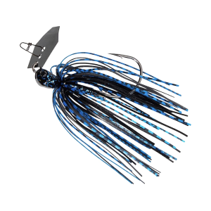 Z-Man Chatterbait Jackhammer Baby Jack Bladed Jig Black/Blue 1/2 oz - Z-Man