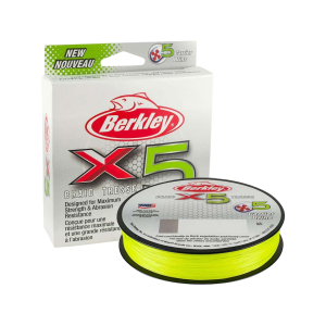 BERKLEY X5 Braided Fishing Line 40lb 164yd Flame Green