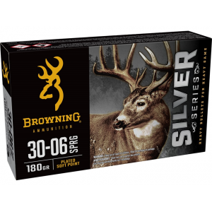 wning Silver Series 30-06 Springfield 180 Grain Jacketed Soft Point Box Of 20 Ammo