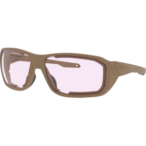 OAKLEY SI Ballistic HNBL Shooting Glasses Terrain Tan Frame/Prizm TR45, Prizm TR22 & Clear Lens
