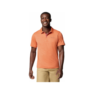 Columbia Men's Sage Peak Knit Polo Tuscan Heather Medium - Columbia