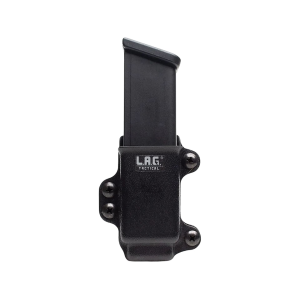 L.A.G. TACTICAL Modular Carry System Magazine Pouch Full Size Single Stack 9mm, 40 S&W Kydex Black