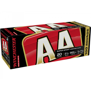 chester AA Super Sport Sporting Clays 20 Gauge 2-3/4 #7-1/2 Lead Shot 7/8 Oz Box Of 100 Ammo