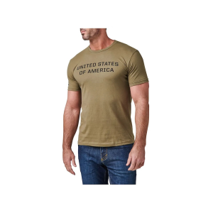 5.11 Men's United States T Shirt Military Green Large