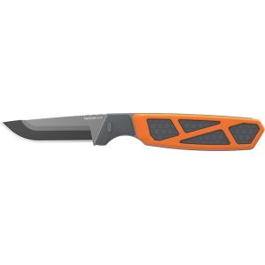Outdoor Edge Razor APX Fixed Blade Knife 3" Drop Point 420J2 Gray Blade Polypropylene Handle Orange - Outdoor Edge