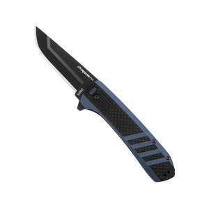 Outdoor Edge Razor VX4 Pocket Knife 3" Drop Point 420J2 Black Oxide Blade Carbon Fiber Handle Black - Outdoor Edge