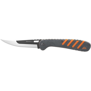 Outdoor Edge Razor HTX Pocket Knife 5" Drop Point 420J2 Gray Blade ABS Polymer Handle Orange - Outdoor Edge