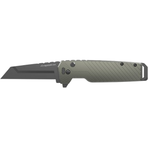 Outdoor Edge Razor XD4 Pocket Knife 3" Utility 420J2 Black Oxide Blade Anodized Aluminum Handle Green - Outdoor Edge