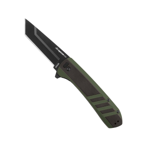 Outdoor Edge Razor VX4 Pocket Knife 3" Tanto Point 420J2 Black Oxide Blade G-10 Handle Black - Outdoor Edge