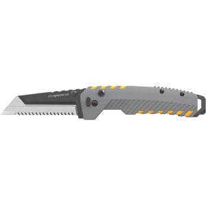 Outdoor Edge Razor XD2 Pocket Knife 3" Utility 420J2 Black Oxide Blade TPE Handle Gray - Outdoor Edge