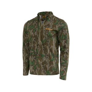 Muddy Outdoors Men's TRX Lightweight Quarter Zip Shirt Mossy Oak Greenleaf 3XL