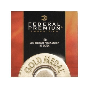FEDERAL PREMIUM Gold Medal Large Rifle Match Primers #210M Case of 5000 (5 Boxes of 1000)