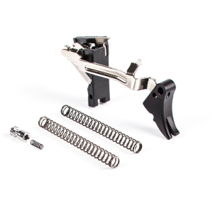 ZEV Technologies Fulcrum Drop-In Trigger Kit for Glock Gen 3 or Earlier 9mm Luger Aluminum Black Pad, Black Safety - Zev Technologies
