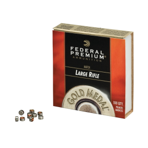Federal Premium Gold Medal Large Rifle Match Primers #210M Box of 1000 (10 Trays of 100) - Federal Premium