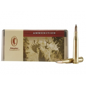 NOSLER Custom 300 H&h Magnum Ammo 180 Grain NOSLER Partition Jacketed Soft Point Box Of 20