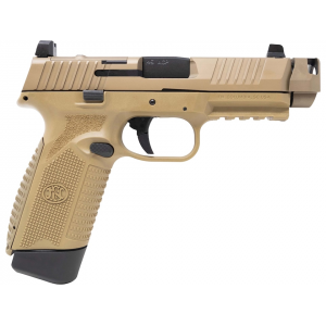 FN 545 Mrd Comp 45 Acp Pistol 4.1" Barrel 10+1 Round Flat Dark Earth