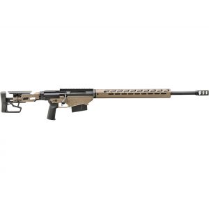 RUGER Precision Bolt Action Rifle 338 Lapua Magnum 26" Black Threaded Barrel Smoked Bronze Cerakote Frame Black Folding Stock