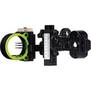 Black Gold Ascent Verdict Dovetail 3 Pin Bow Sight HD Head .019" Pin Bow Sight Diameter Left Hand Aluminum Black - Black Gold