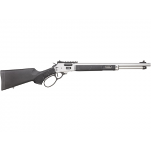 SMITH & Wesson 1854 Lever Action Rifle 45-70 Government 20" Stainless Threaded Barrel Stainless Frame Black Field Stock