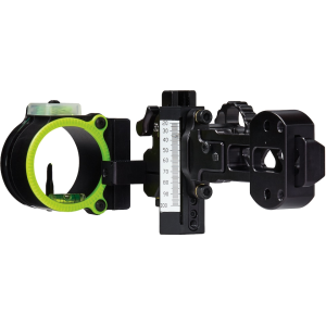 Black Gold Ascent Verdict Dovetail 1 Pin Slider Bow Sight .019" Pin Diameter Right Hand Aluminum Black - Black Gold