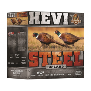 i-Shot Hevi-Steel Upland 12 Gauge 2-3/4 #5 Steel Shot 1-1/8 Oz Case Of 250 (10 Boxes Of 25) Ammo