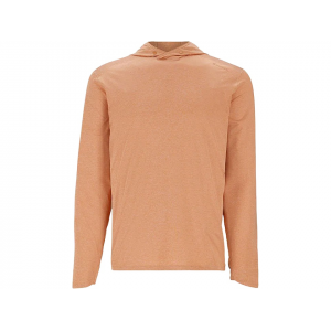 SIMMS Men's SolarFlex Hoodie Orange Maple Heather Medium