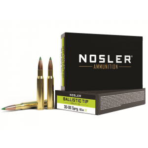 ler BT 30-06 Springfield 165 Grain Nosler Ballistic Tip Polymer Tip Box Of 20 Ammo