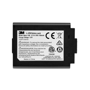 3M Peltor Alpha 1100 Lithium Ion Battery Pack for Peltor 300, 500 and Worktunes Ear Muffs - Peltor