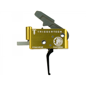 BATTLE ARMS Adjustable Frictionless Trigger Group Flat Bow AR-15, LR-308 Two Stage Black