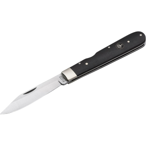 Boker Knives 1906 Pocket Knife 3.5" Clip Point 440C Satin Blade Ebony Wood Handle Black - Boker Knives