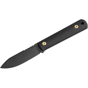 Boker Knives BFF Packlite Fixed Blade Knife 3.11" Drop Point CPM MagnaCut Black Cerakote Blade Richlite Handle Black/Copper - Boker Knives