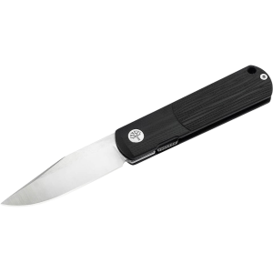 Boker Knives BRLW Pocket Knife 2.99" Clip Point CPM MagnaCut Satin Blade G-10 Handle Black - Boker Knives