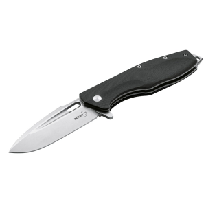 Boker Knives Caracal Pocket Knife 3.43" Drop Point D2 Steel Blade G-10 Handle Black - Boker Knives