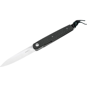 Boker Knives LRF Pocket Knife 3.07" Drop Point VG-10 Satin Blade Carbon Fiber Handle Black - Boker Knives