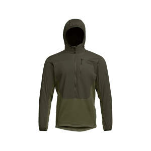 SITKA GEAR Men's Ambient 75 Quarter Zip Hoodie Deep Lichen XL