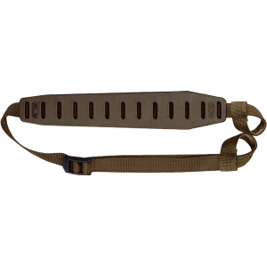 Quake Claw Slip On Shotgun Sling with Loop Nylon and Rubber Brown - Quake