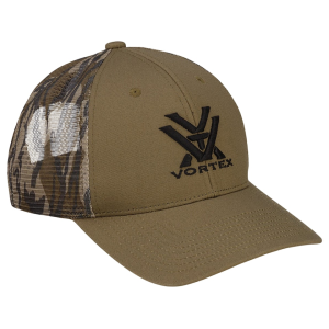 VORTEX OPTICS Men's Core Logo Hat Mossy Oak Bottomland One Size Fits Most