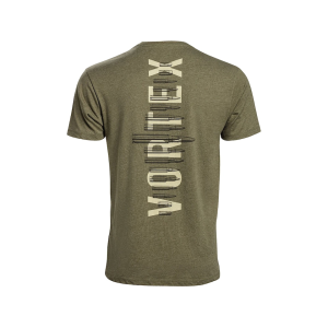 VORTEX OPTICS Men's Cartridge Contrast Short Sleeve T Shirt Military Heather XL