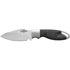 Camillus Western Kota Fixed Blade Knife 3.25" Drop Point 420 Satin Blade G-10 Handle Black - Camillus
