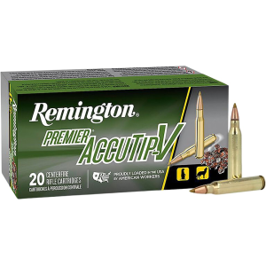 Remington Premier Varmint 223 Remington Ammo 50 Grain Remington AccuTip Polymer Tip Case of 200 (10 Boxes of 20) - Remington