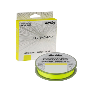 BERKLEY Forward Braided Fishing Line 14lb 150yd Flame Green