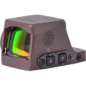 Sig Sauer Romeo-X Enclosed Reflex Red Dot Sight Circle Dot Compact Footprint Flat Dark Earth - Sig Sauer