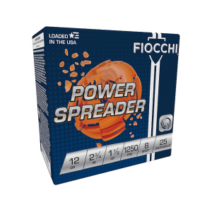 cchi Exacta Power Spreader 12 Gauge 2-3/4 #8 Lead Shot 1-1/8 Oz Case Of 250 (10 Boxes Of 25) Ammo