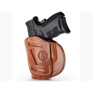 1791 GUNLEATHER 4 Way IWB Holster Right Hand Glock 22, 23, 26, Sig Sauer P228, P229, Springfield XDS, XD Leather Classic Brown