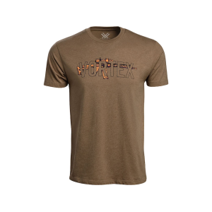 VORTEX OPTICS Men's Precision Profile Short Sleeve T Shirt Coyote Heather 3XL