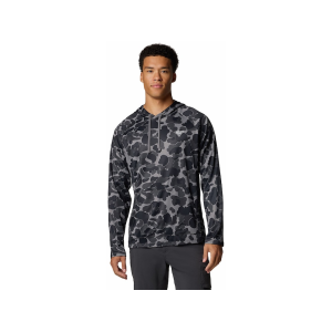 Columbia Men's Wild Cast Camp Hoodie Black Deltahunter Camo Large - Columbia